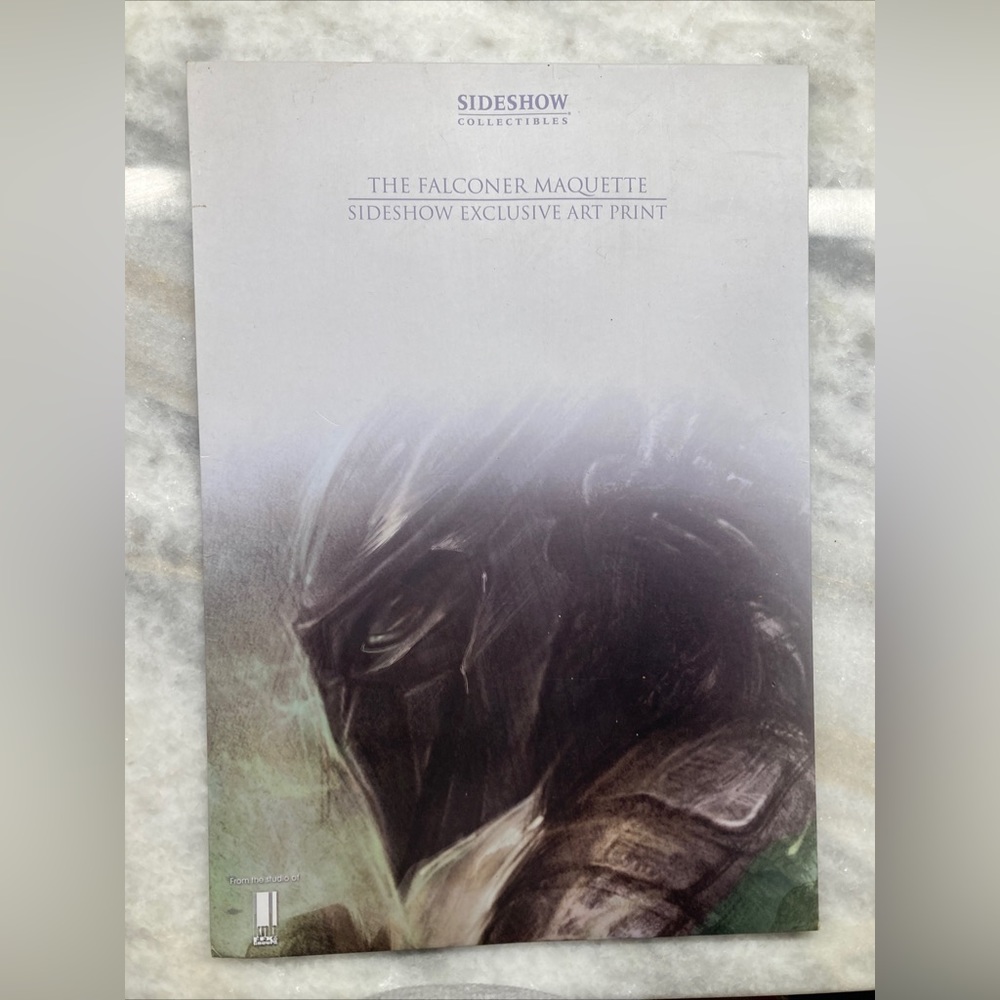 Alien Movie. The Falcon Maquette Sideshow Exclusive Art Print